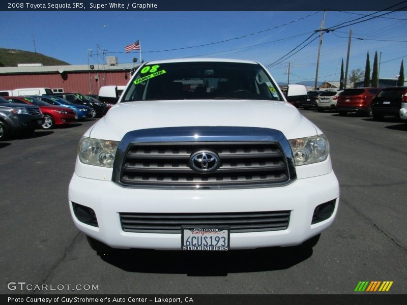 Super White / Graphite 2008 Toyota Sequoia SR5