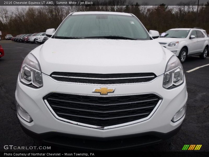 Summit White / Jet Black 2016 Chevrolet Equinox LT AWD