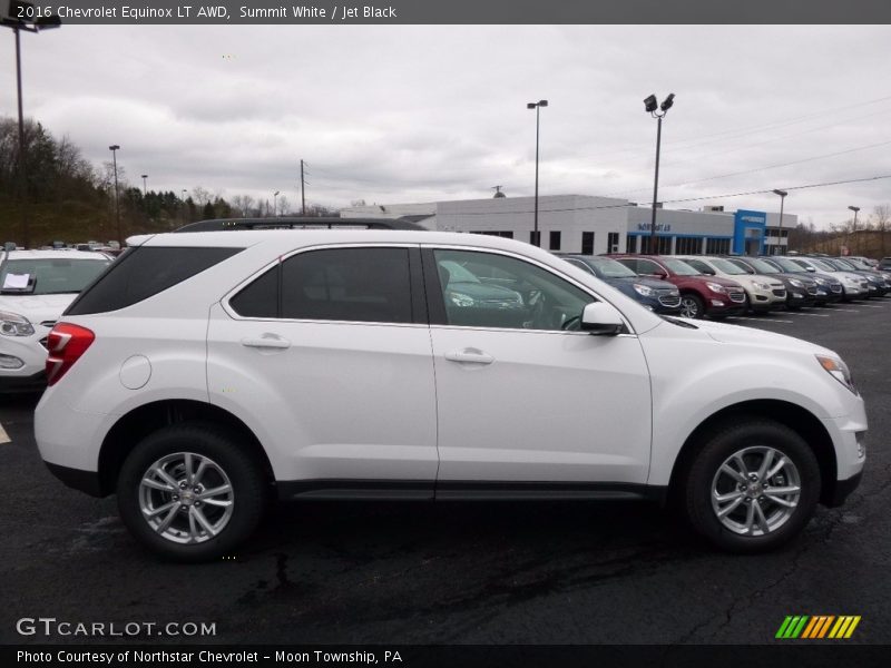 Summit White / Jet Black 2016 Chevrolet Equinox LT AWD