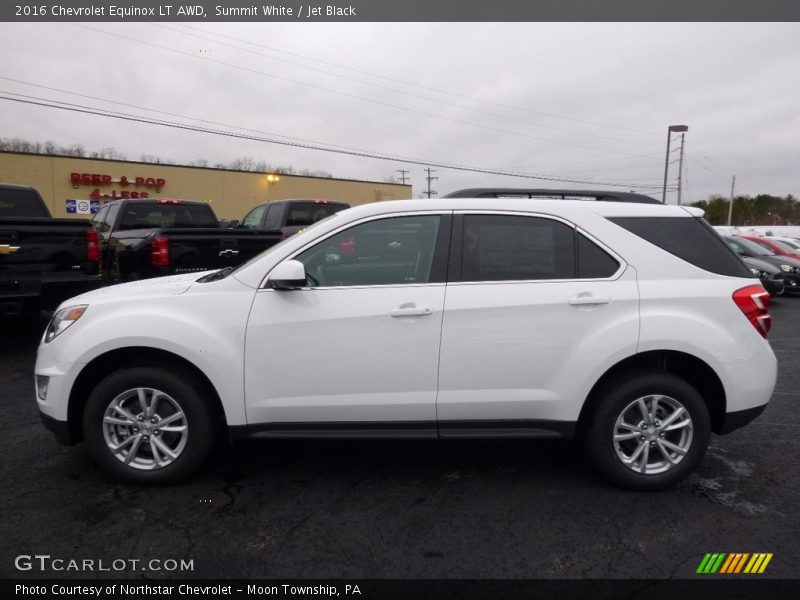 Summit White / Jet Black 2016 Chevrolet Equinox LT AWD