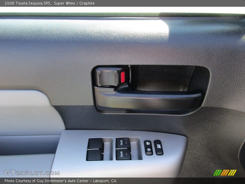 Super White / Graphite 2008 Toyota Sequoia SR5