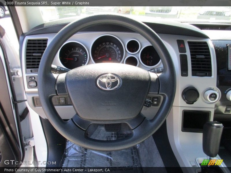 Super White / Graphite 2008 Toyota Sequoia SR5