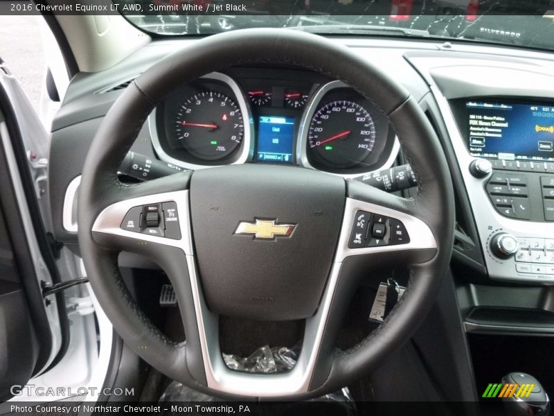 Summit White / Jet Black 2016 Chevrolet Equinox LT AWD