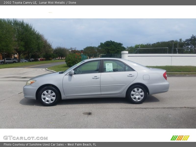 Lunar Mist Metallic / Stone 2002 Toyota Camry LE