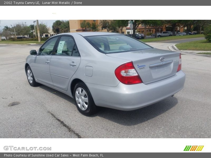 Lunar Mist Metallic / Stone 2002 Toyota Camry LE