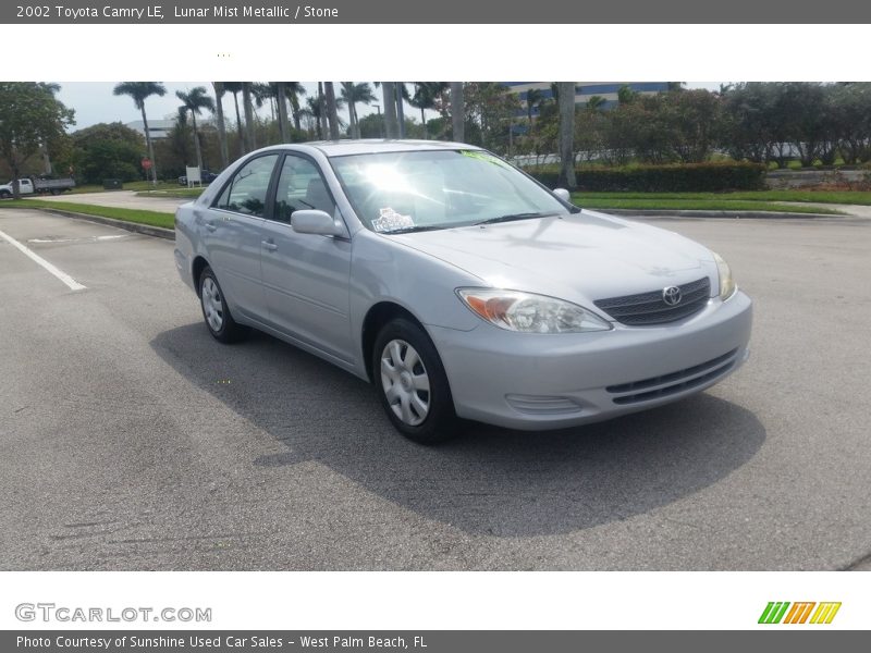 Lunar Mist Metallic / Stone 2002 Toyota Camry LE