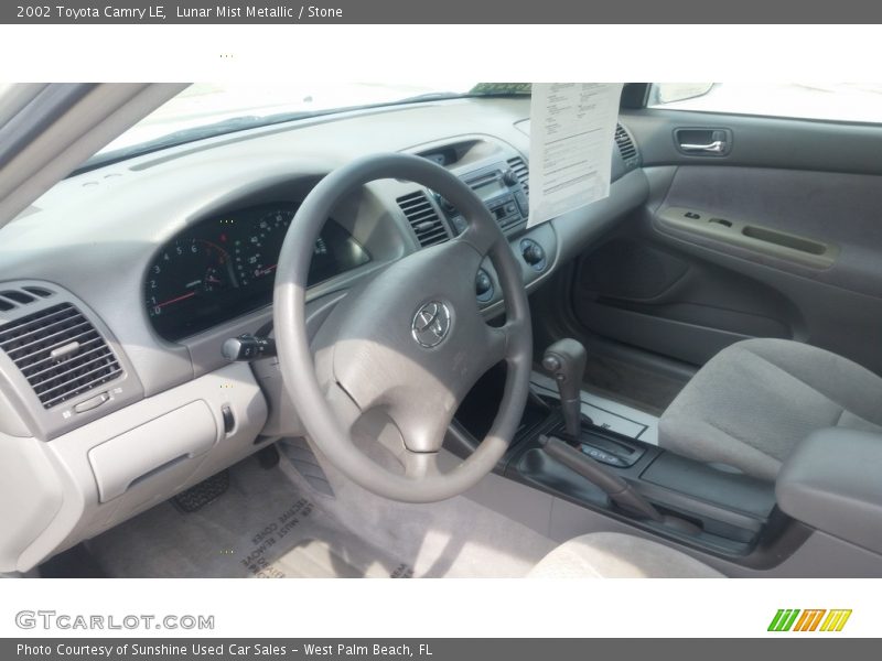 Lunar Mist Metallic / Stone 2002 Toyota Camry LE