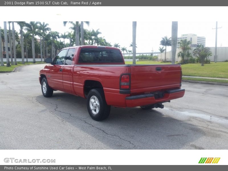 Flame Red / Agate 2001 Dodge Ram 1500 SLT Club Cab