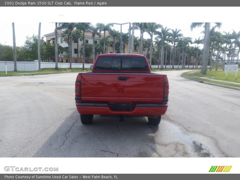 Flame Red / Agate 2001 Dodge Ram 1500 SLT Club Cab