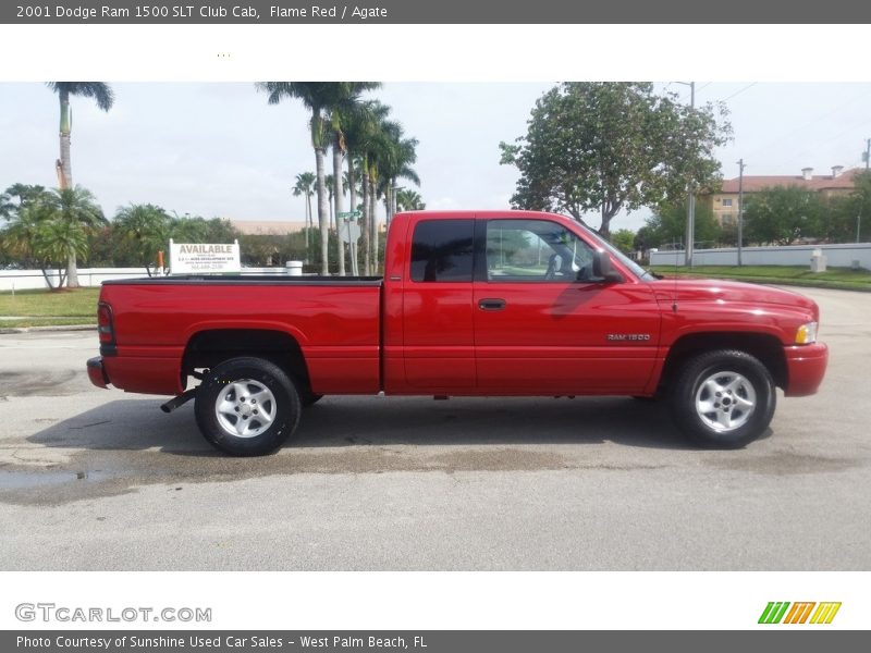 Flame Red / Agate 2001 Dodge Ram 1500 SLT Club Cab