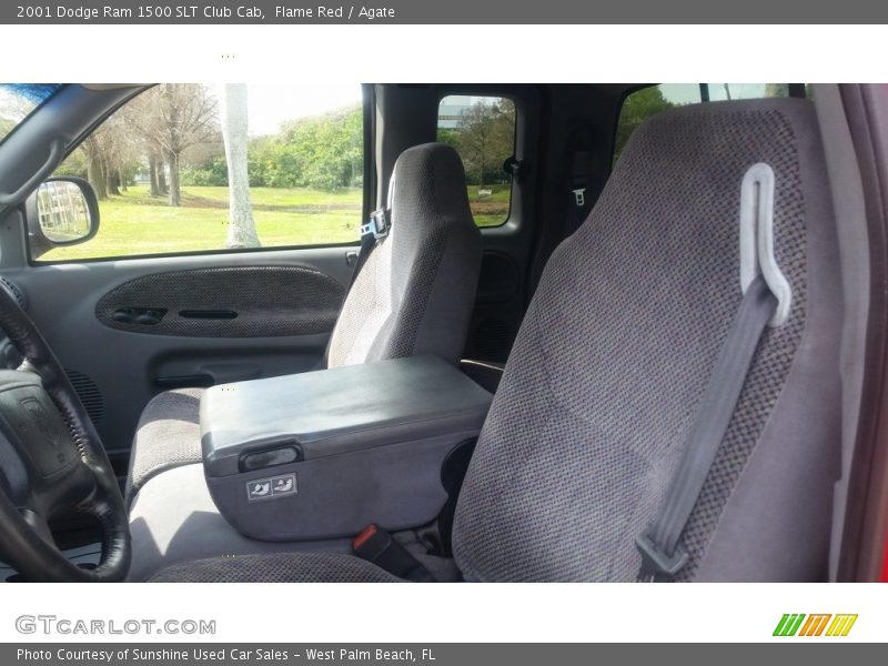 Flame Red / Agate 2001 Dodge Ram 1500 SLT Club Cab