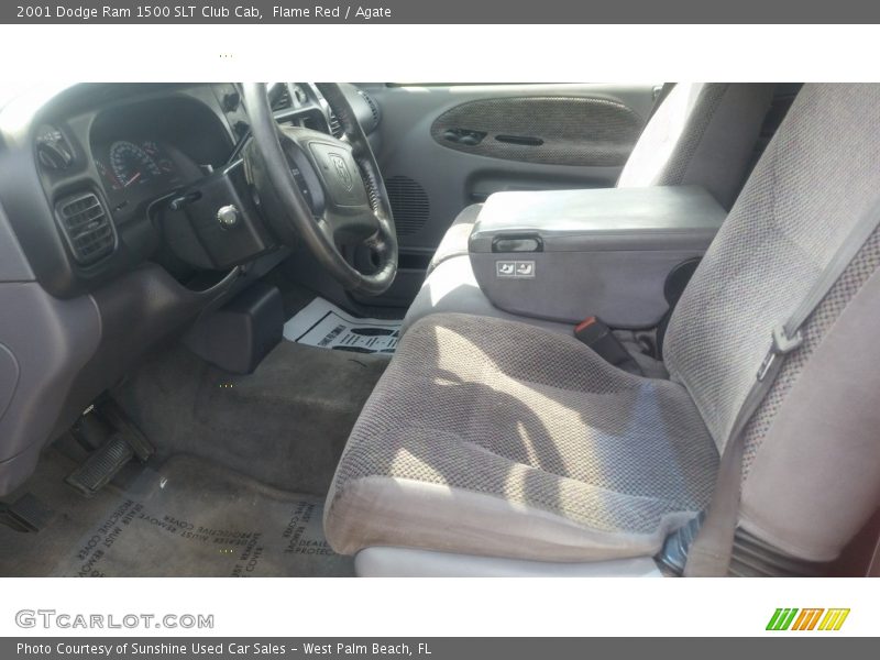 Flame Red / Agate 2001 Dodge Ram 1500 SLT Club Cab