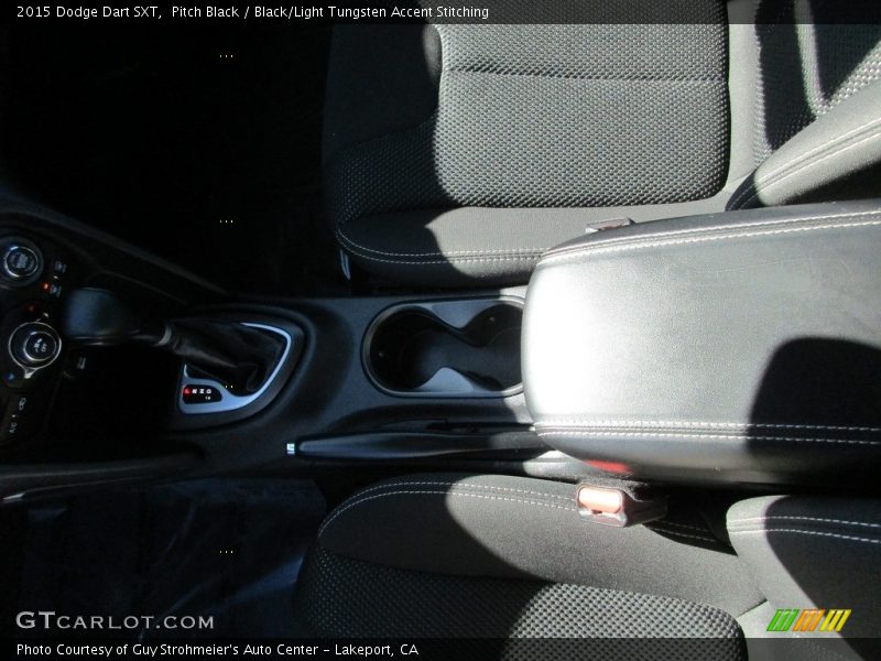 Pitch Black / Black/Light Tungsten Accent Stitching 2015 Dodge Dart SXT