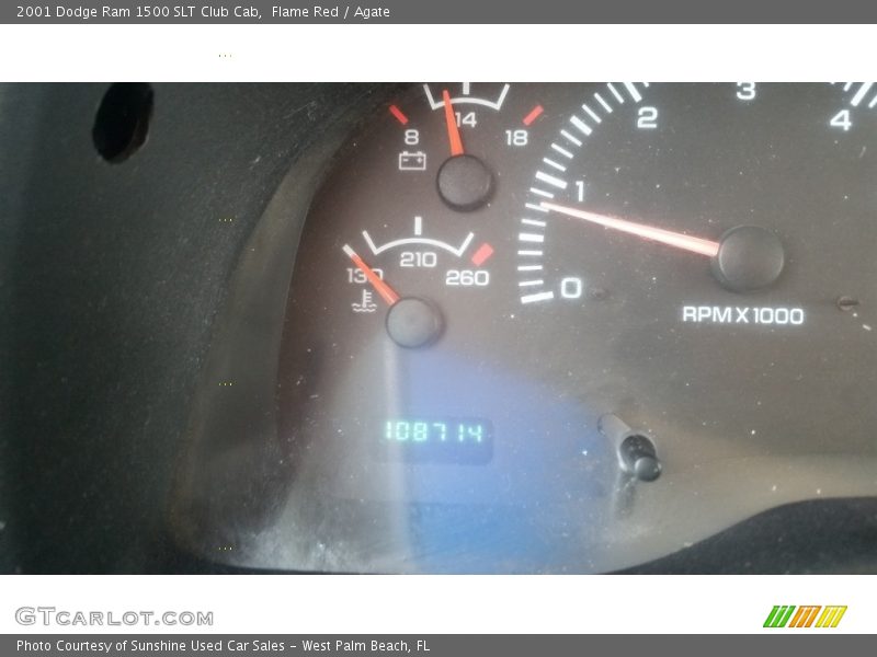 Flame Red / Agate 2001 Dodge Ram 1500 SLT Club Cab