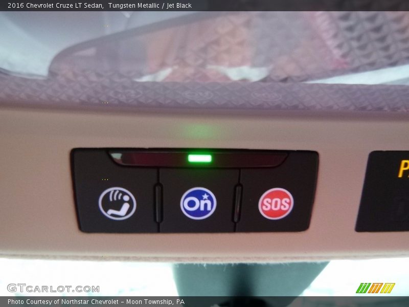 Tungsten Metallic / Jet Black 2016 Chevrolet Cruze LT Sedan