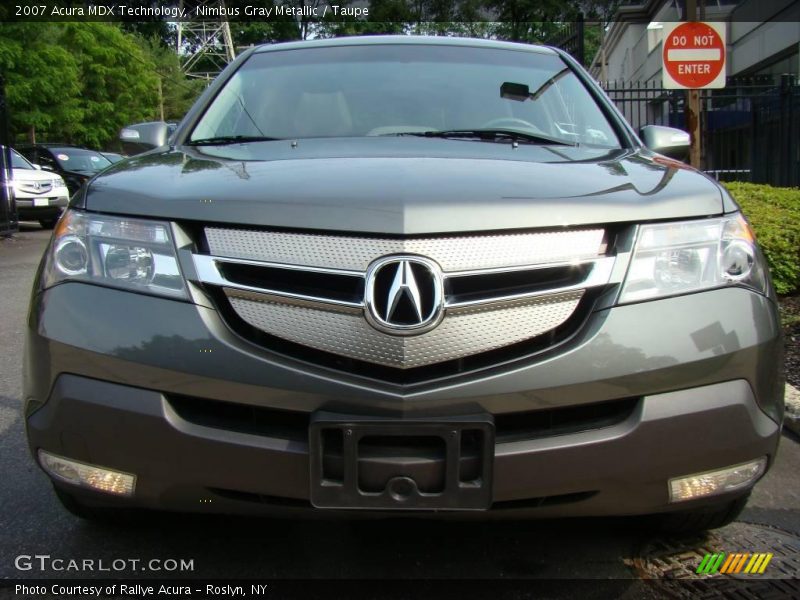 Nimbus Gray Metallic / Taupe 2007 Acura MDX Technology