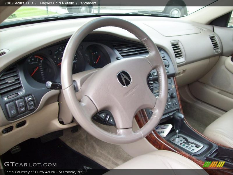 Naples Gold Metallic / Parchment 2002 Acura TL 3.2