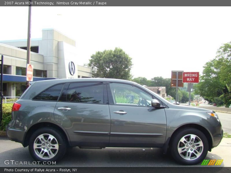 Nimbus Gray Metallic / Taupe 2007 Acura MDX Technology