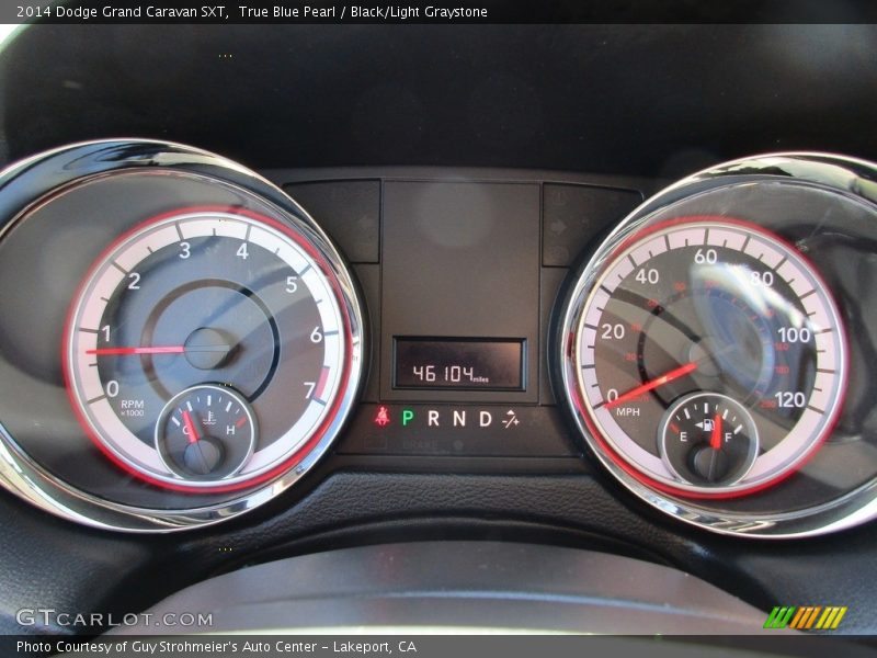 True Blue Pearl / Black/Light Graystone 2014 Dodge Grand Caravan SXT