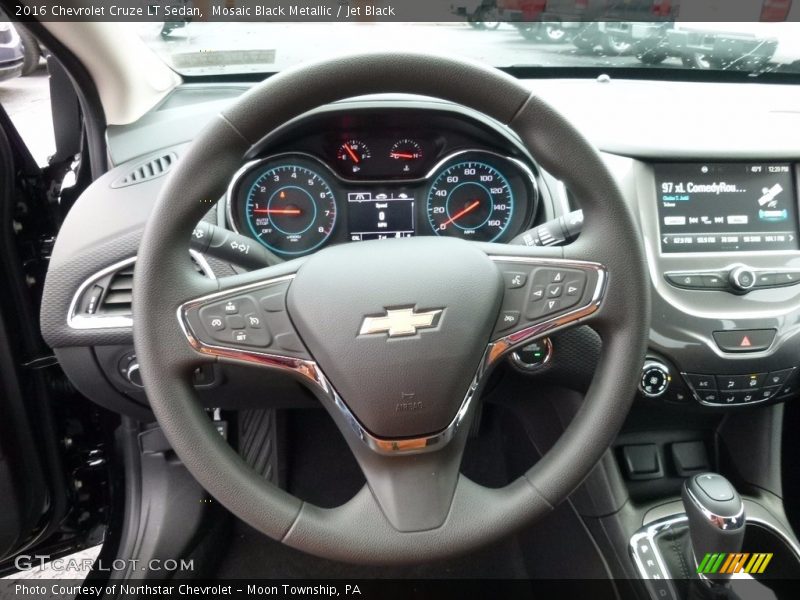 Mosaic Black Metallic / Jet Black 2016 Chevrolet Cruze LT Sedan