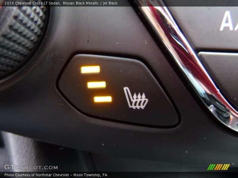 Mosaic Black Metallic / Jet Black 2016 Chevrolet Cruze LT Sedan