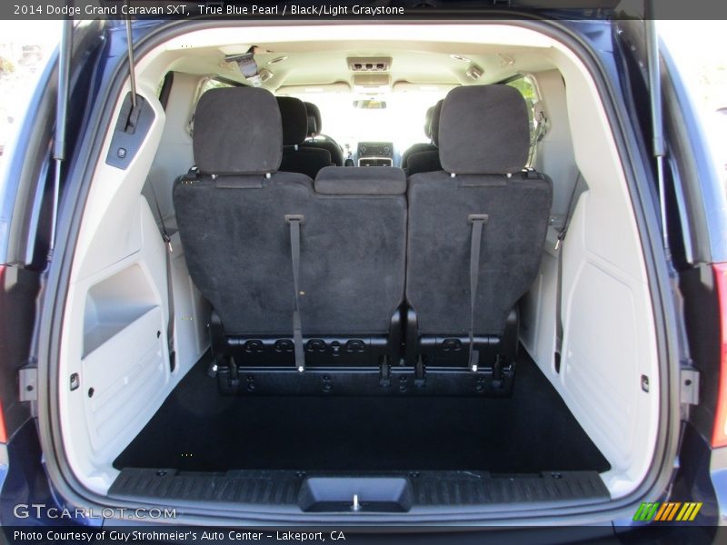 True Blue Pearl / Black/Light Graystone 2014 Dodge Grand Caravan SXT