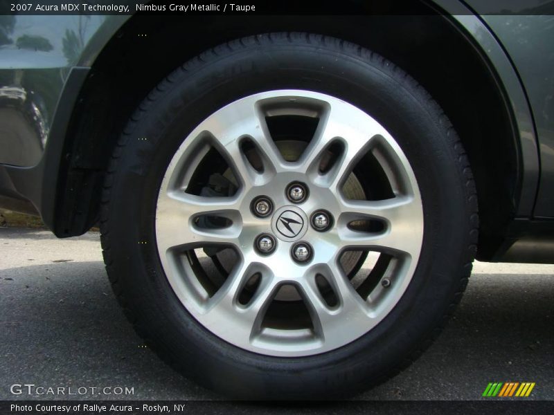 Nimbus Gray Metallic / Taupe 2007 Acura MDX Technology