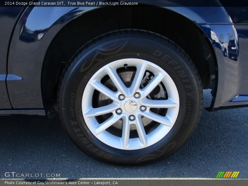 True Blue Pearl / Black/Light Graystone 2014 Dodge Grand Caravan SXT