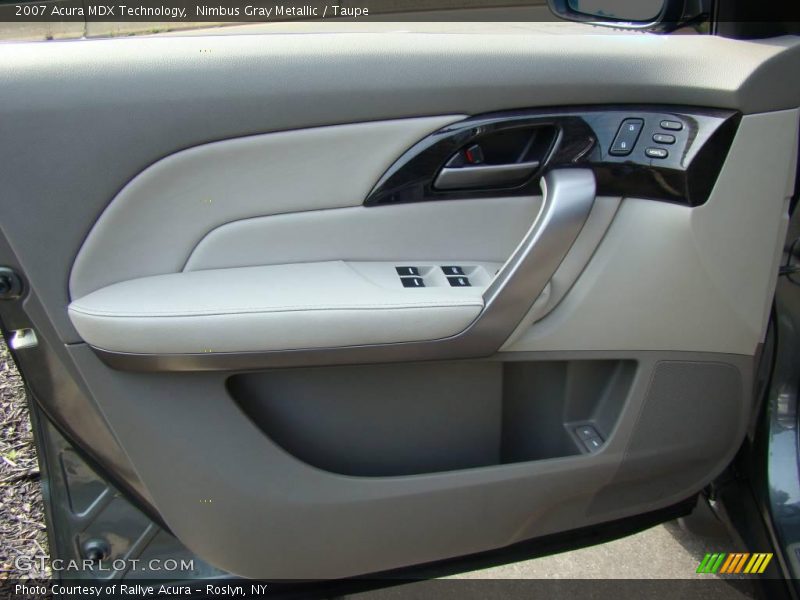 Nimbus Gray Metallic / Taupe 2007 Acura MDX Technology