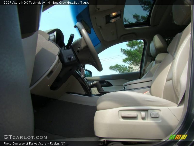 Nimbus Gray Metallic / Taupe 2007 Acura MDX Technology