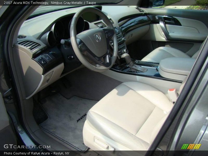 Nimbus Gray Metallic / Taupe 2007 Acura MDX Technology