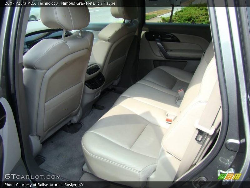 Nimbus Gray Metallic / Taupe 2007 Acura MDX Technology