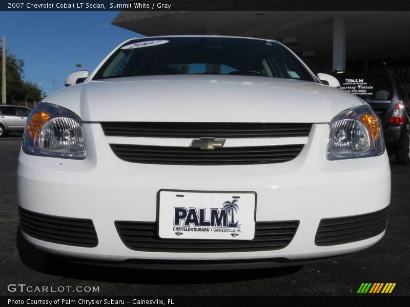 Summit White / Gray 2007 Chevrolet Cobalt LT Sedan