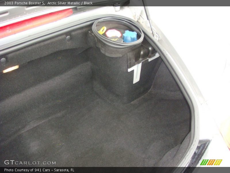 Arctic Silver Metallic / Black 2003 Porsche Boxster S