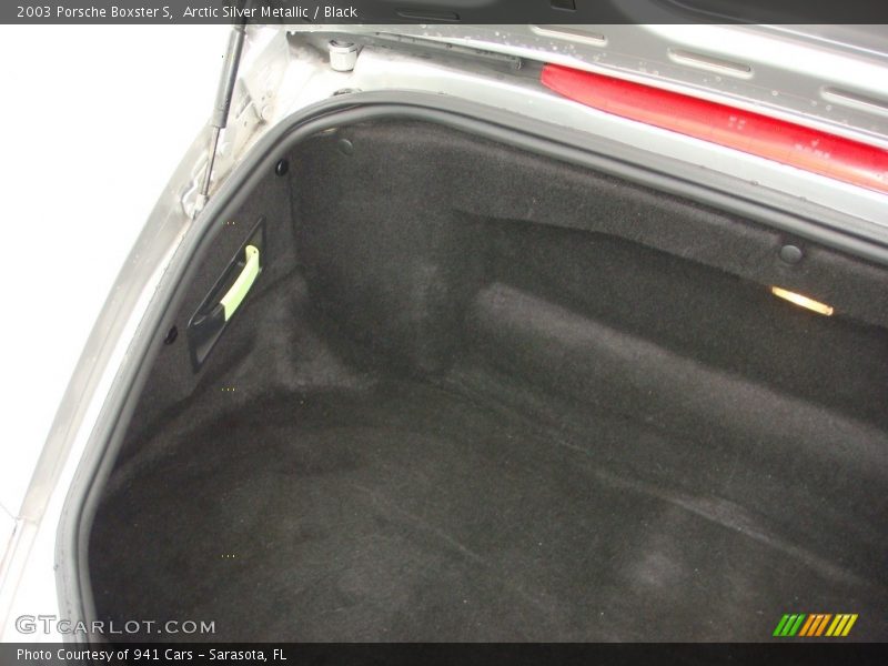 Arctic Silver Metallic / Black 2003 Porsche Boxster S