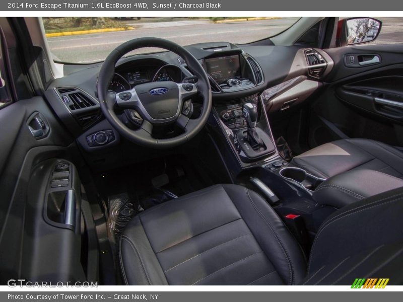 Sunset / Charcoal Black 2014 Ford Escape Titanium 1.6L EcoBoost 4WD