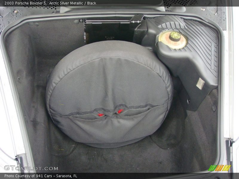 Arctic Silver Metallic / Black 2003 Porsche Boxster S
