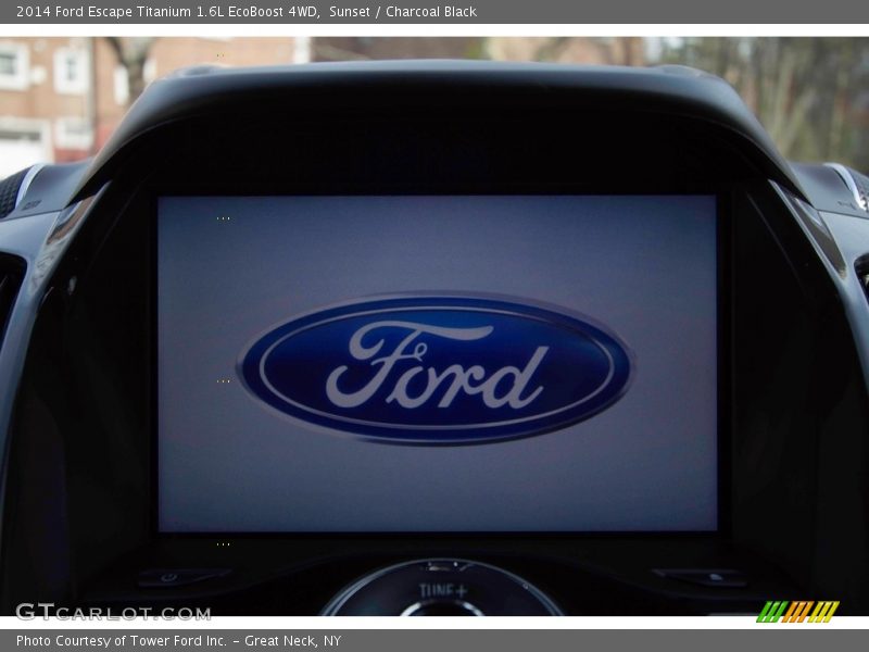 Sunset / Charcoal Black 2014 Ford Escape Titanium 1.6L EcoBoost 4WD