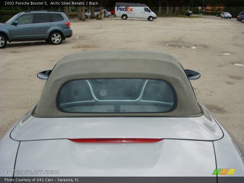 Arctic Silver Metallic / Black 2003 Porsche Boxster S
