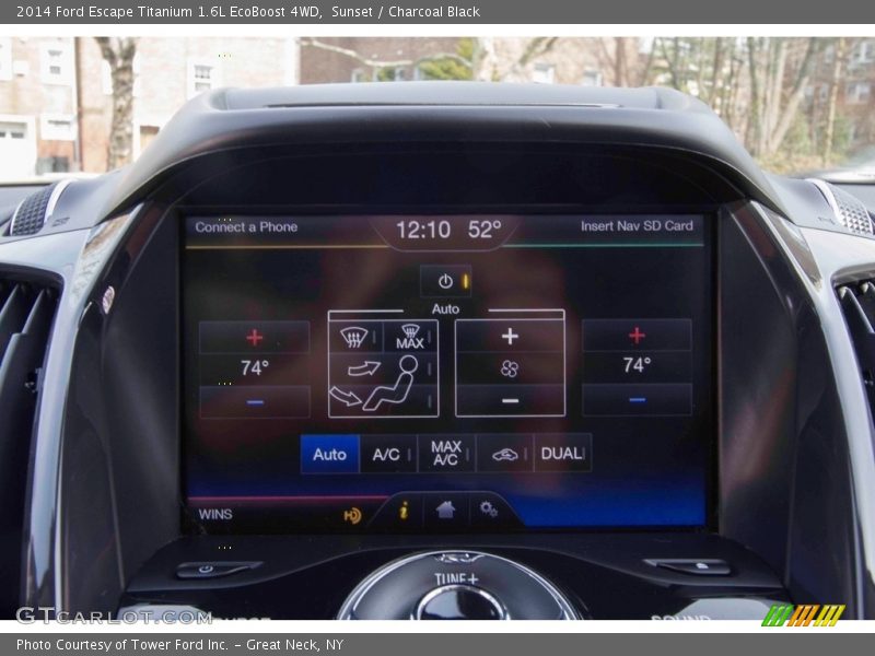 Sunset / Charcoal Black 2014 Ford Escape Titanium 1.6L EcoBoost 4WD