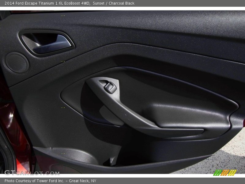 Sunset / Charcoal Black 2014 Ford Escape Titanium 1.6L EcoBoost 4WD