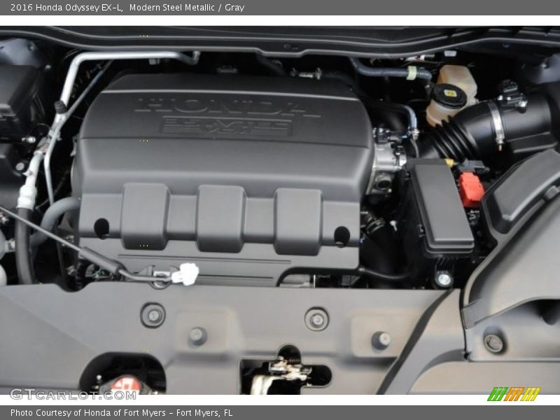 Modern Steel Metallic / Gray 2016 Honda Odyssey EX-L
