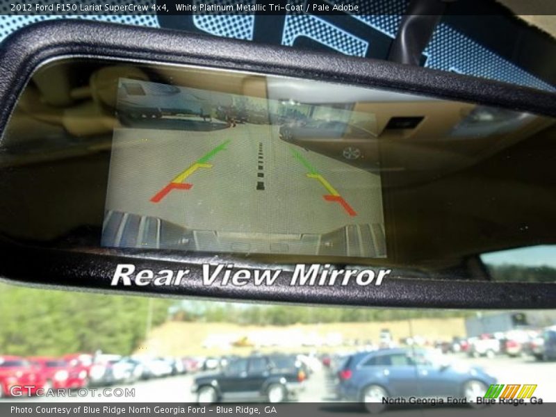 White Platinum Metallic Tri-Coat / Pale Adobe 2012 Ford F150 Lariat SuperCrew 4x4
