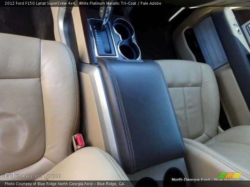 White Platinum Metallic Tri-Coat / Pale Adobe 2012 Ford F150 Lariat SuperCrew 4x4