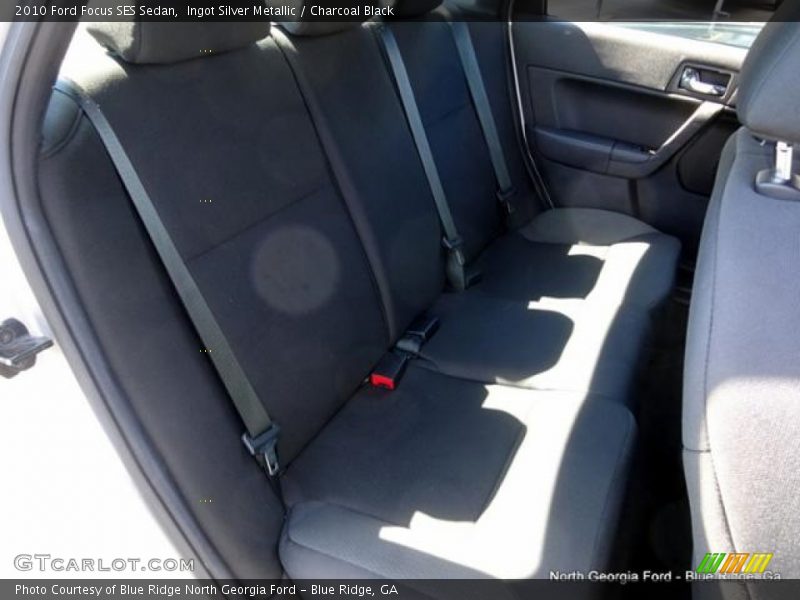 Ingot Silver Metallic / Charcoal Black 2010 Ford Focus SES Sedan