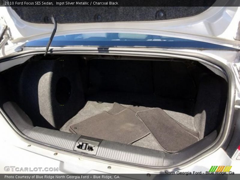Ingot Silver Metallic / Charcoal Black 2010 Ford Focus SES Sedan