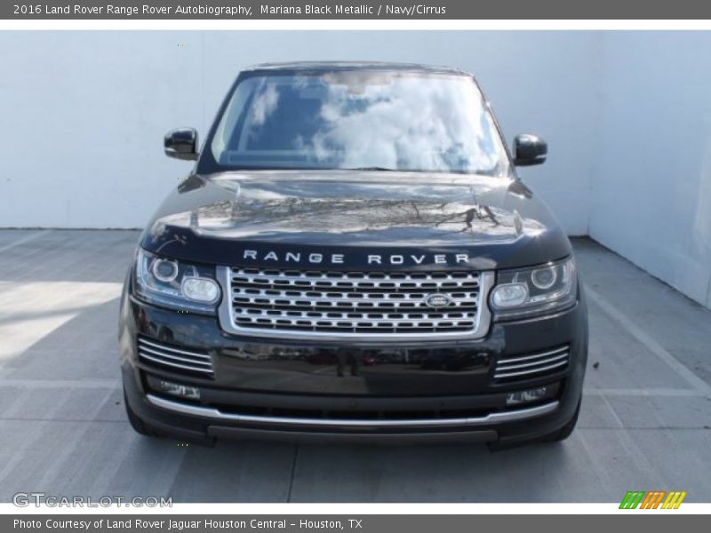 Mariana Black Metallic / Navy/Cirrus 2016 Land Rover Range Rover Autobiography