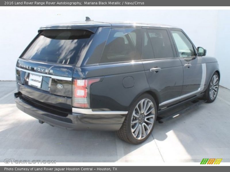 Mariana Black Metallic / Navy/Cirrus 2016 Land Rover Range Rover Autobiography