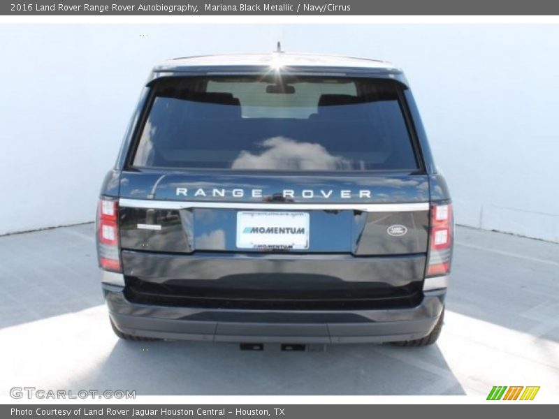Mariana Black Metallic / Navy/Cirrus 2016 Land Rover Range Rover Autobiography
