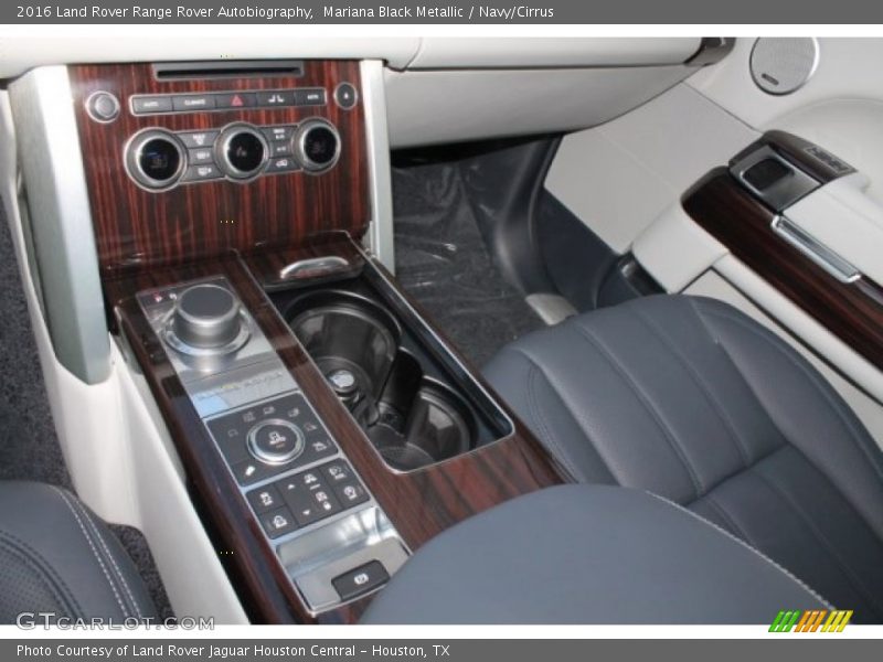 Mariana Black Metallic / Navy/Cirrus 2016 Land Rover Range Rover Autobiography